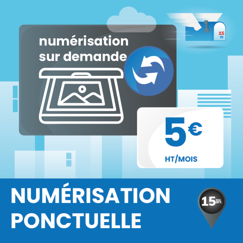 Numérisation ponctuelle de vos deux derniers courriers