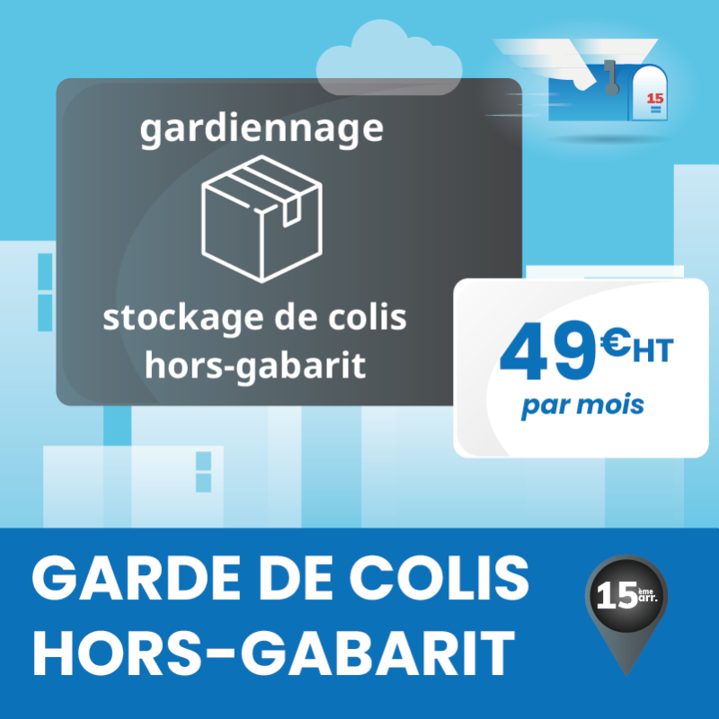 Gardiennage et stockage de colis hors-gabarit